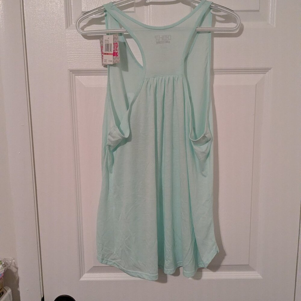 NWT Chin Up Apparel racerback tank top with back gathers size XXL - Picture 3 of 6